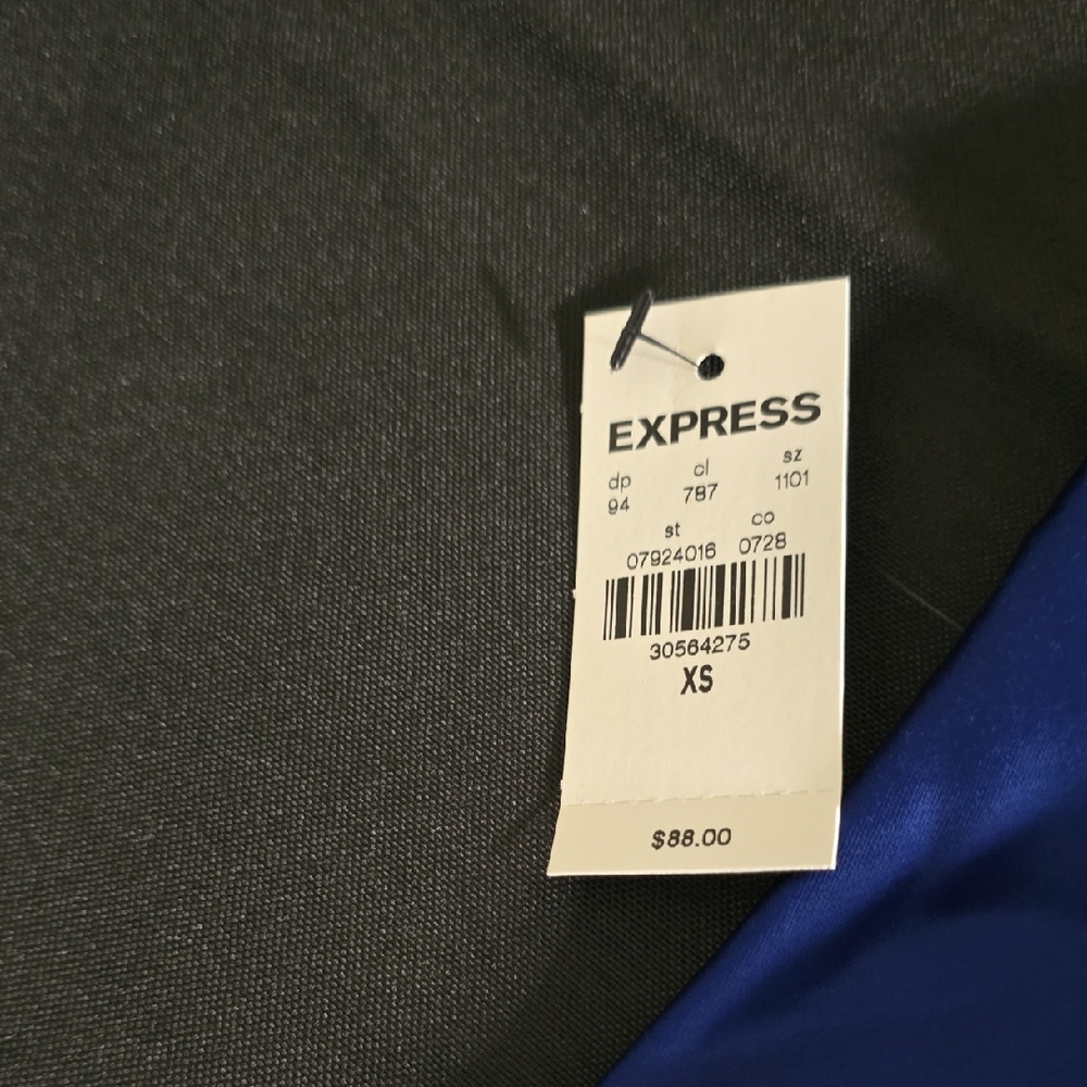Express Charcoal and Cobalt Apparel